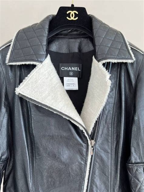 men's chanel windbreaker jacket|Chanel leather jacket.